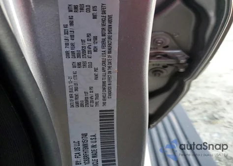 2022 Ram 1500 Limited z USA, uszkodzony, nr VIN 1C6SRFHT6NN151748